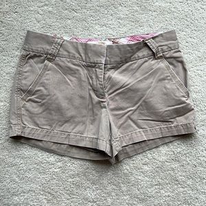 Classic twill chino shorts by J. Crew